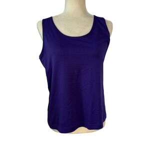 Chicos Tank Top Sleeveless Scoop Neck Top Women Size 2